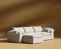 Nuvo Sectional Sofa - Venice Vegan Suede - Latte