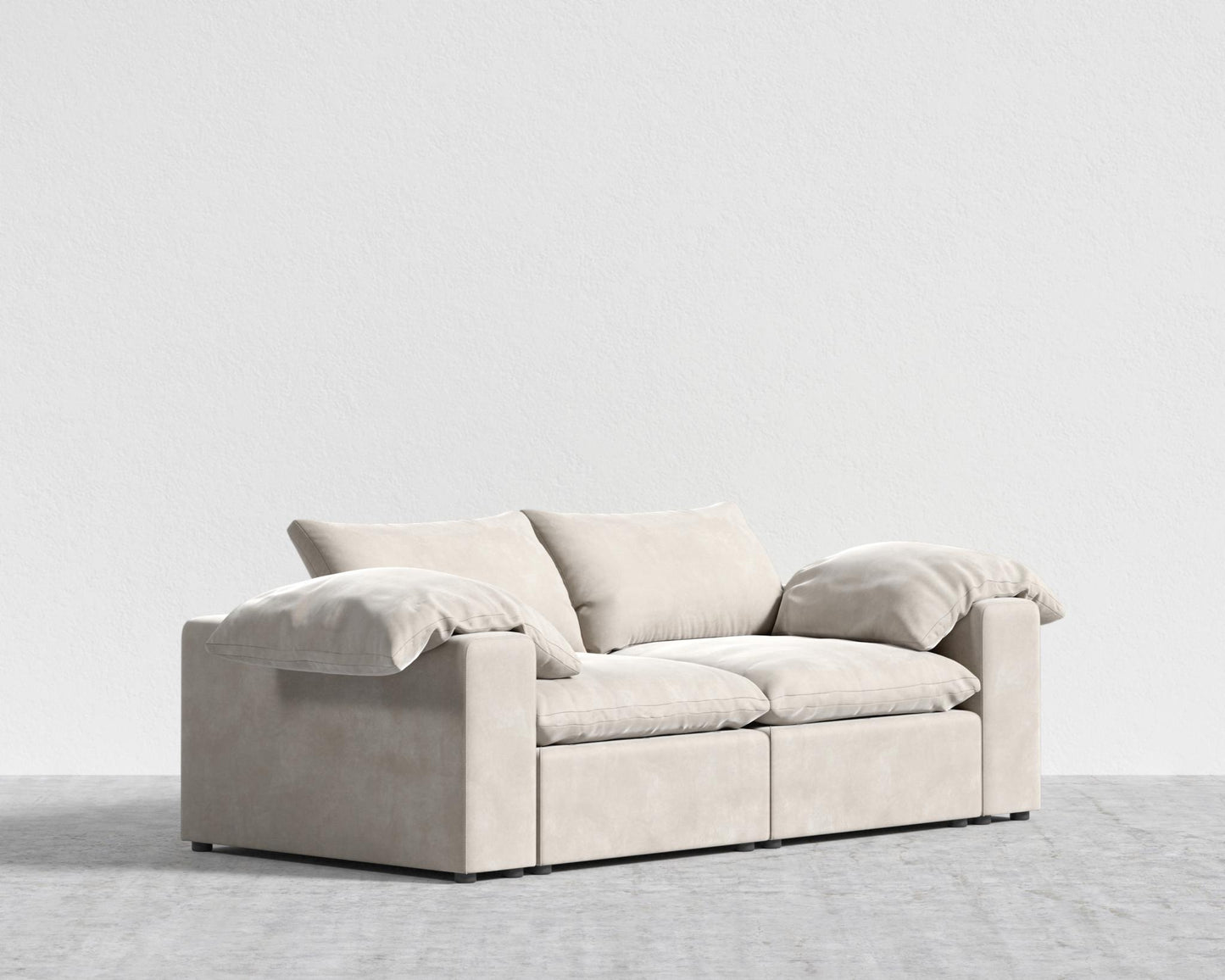 Nuvo Sofa - Venice Vegan Suede - Latte