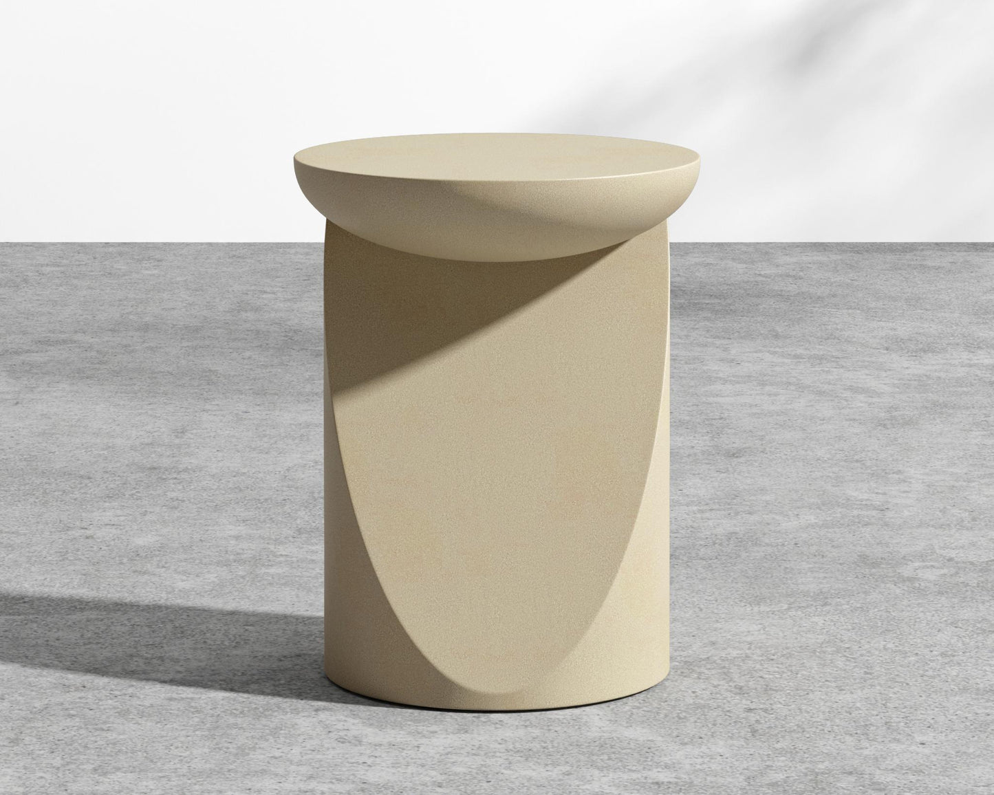 Ophira Side Table - Olympia Wax Concrete