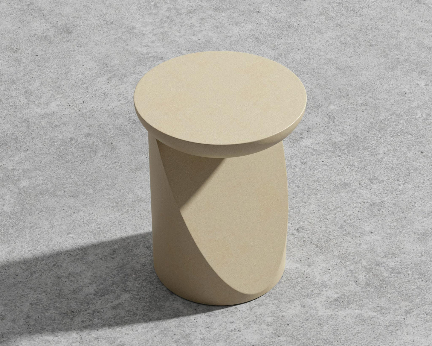 Ophira Side Table - Olympia Wax Concrete