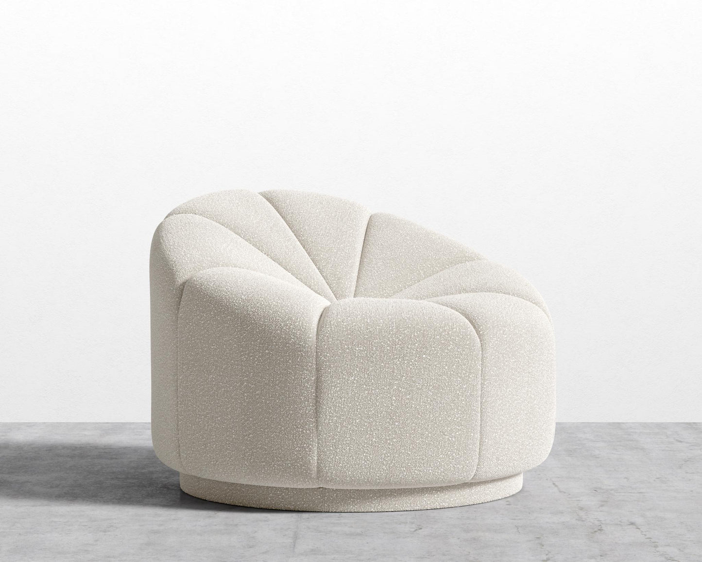Vonn Lounge Chair - Chatou Bouclé - Pearl