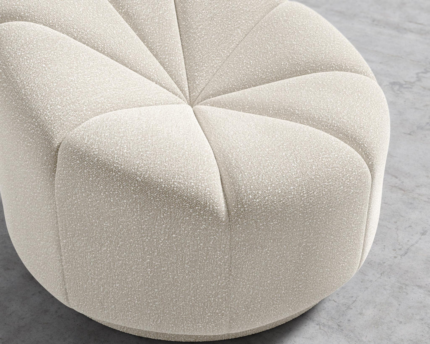 Vonn Lounge Chair - Chatou Bouclé - Pearl